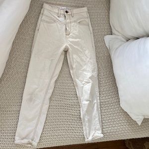 White washed jeans